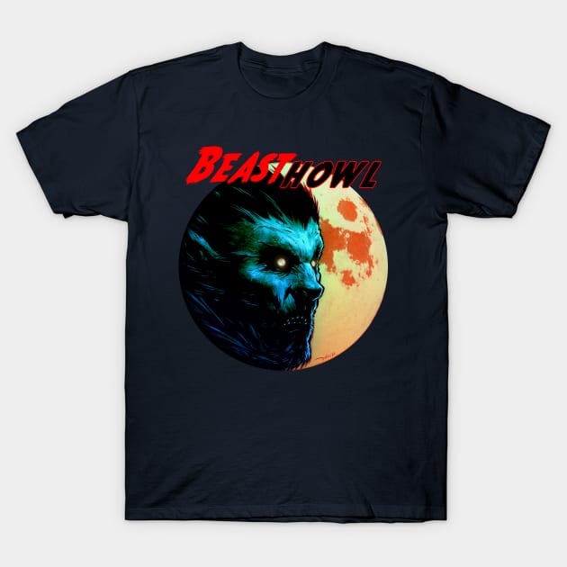 Beast Howl T-Shirt by Derlis Santacruz - Designs